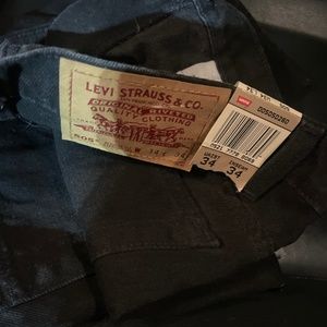 up for sale men’s Levi black jeans size 34x34 . NWT